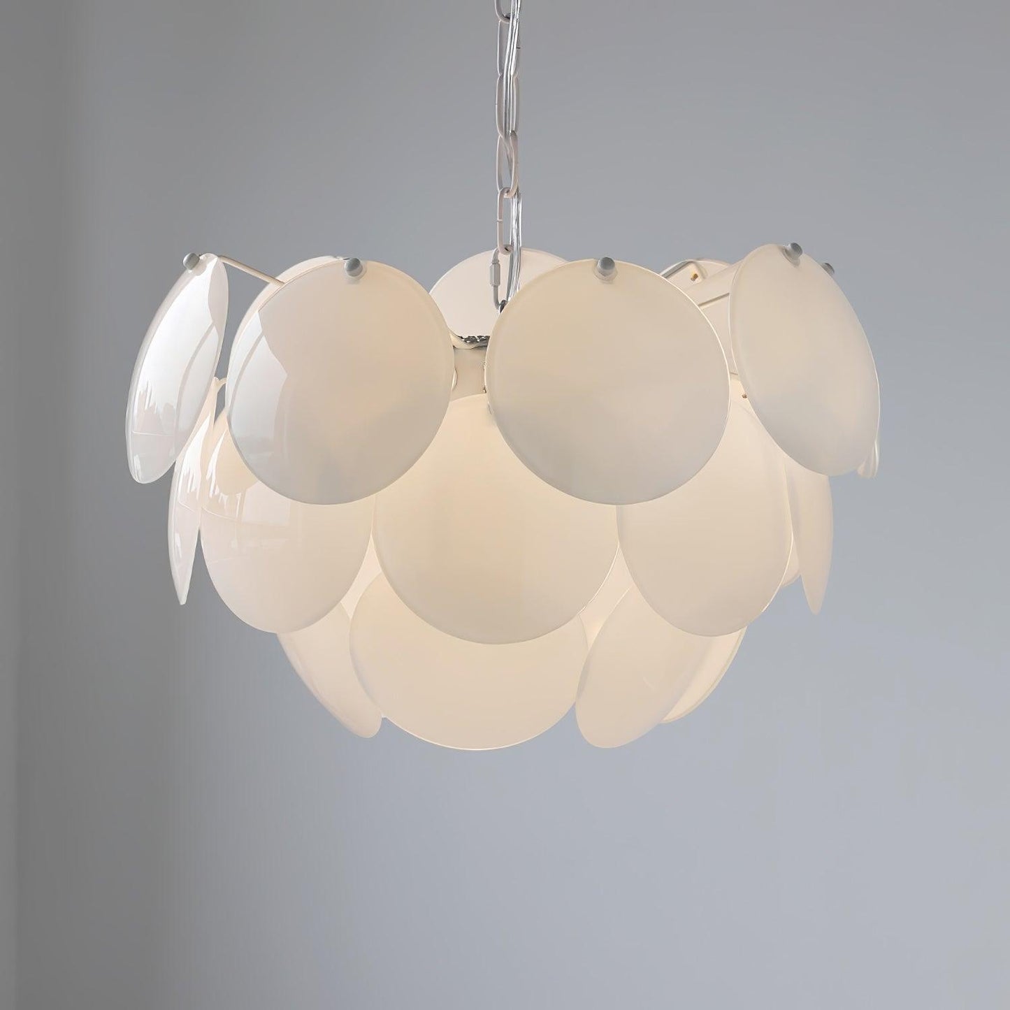 Luminous Petal Glass Chandelier - YIOSI