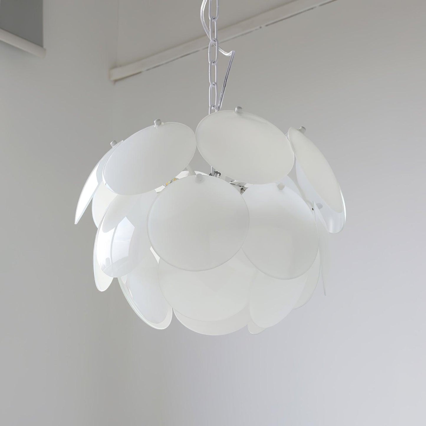 Luminous Petal Glass Chandelier - YIOSI
