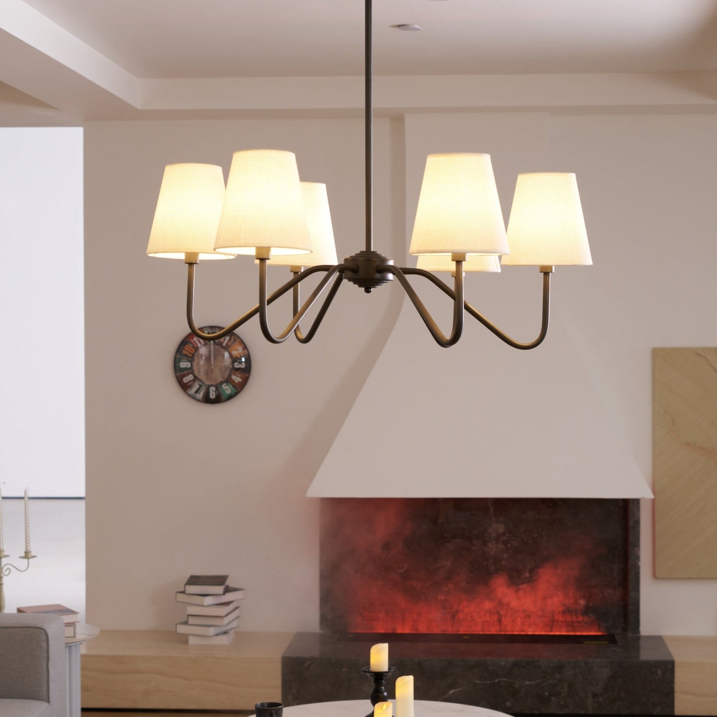 Lumos Black Chandelier - YIOSI