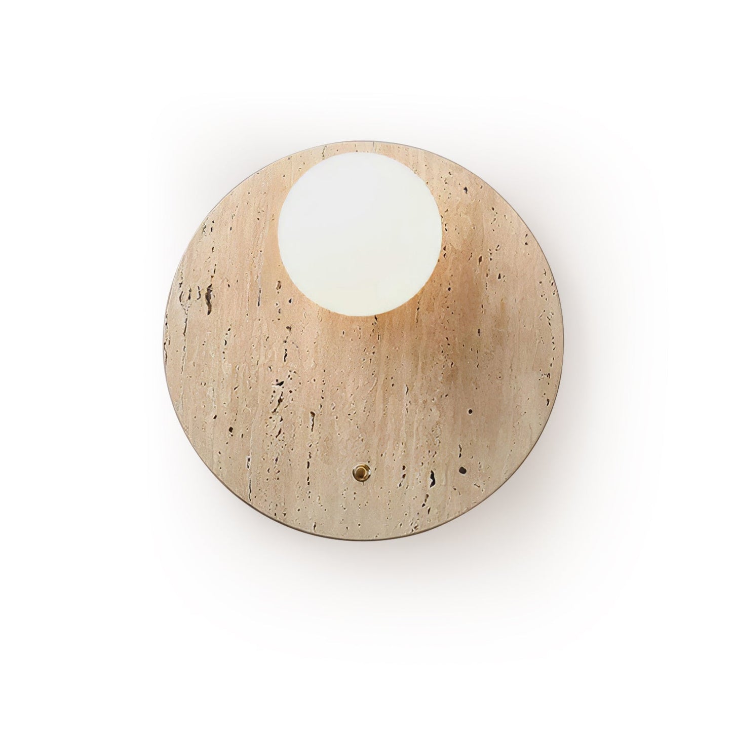 Luna Travertine Wall Sconce - YIOSI