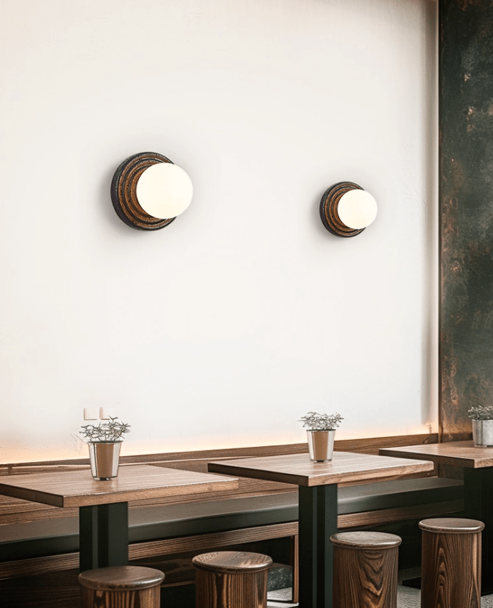Lunara Travertine Wall Sconce - YIOSI