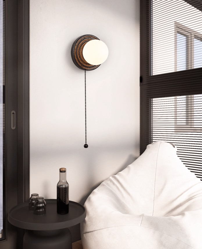 Lunara Travertine Wall Sconce - YIOSI