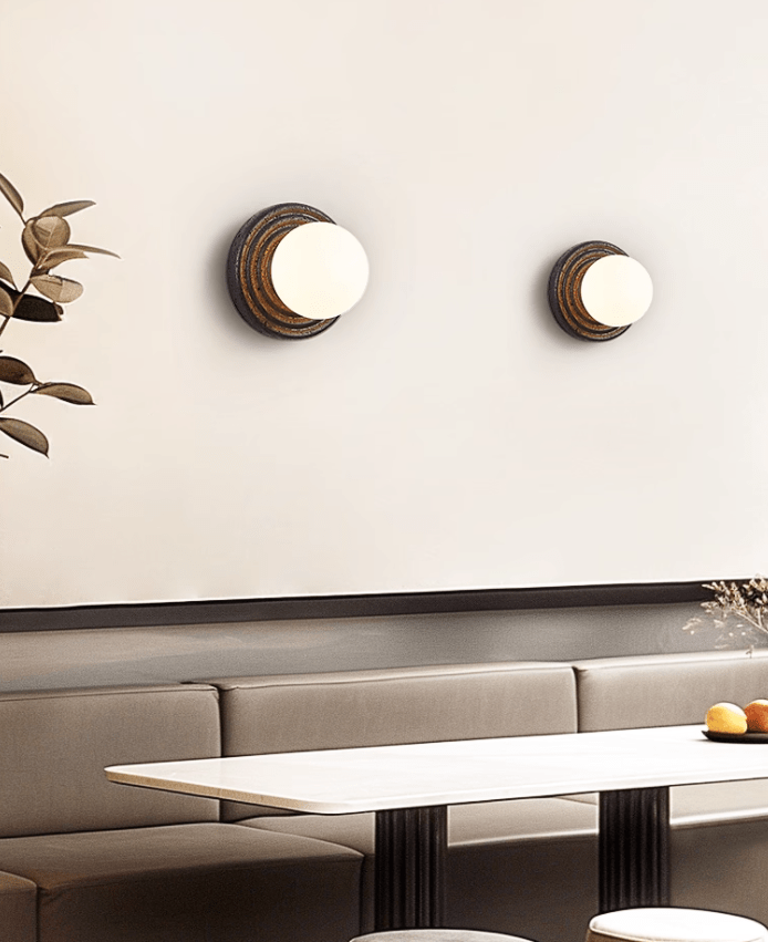 Lunara Travertine Wall Sconce - YIOSI