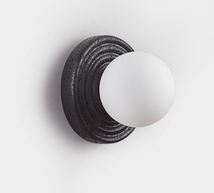 Lunara Travertine Wall Sconce - YIOSI