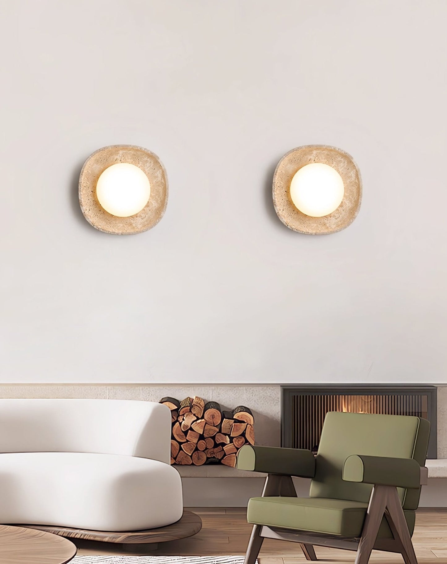 Lunara Fossil Wall Light - YIOSI