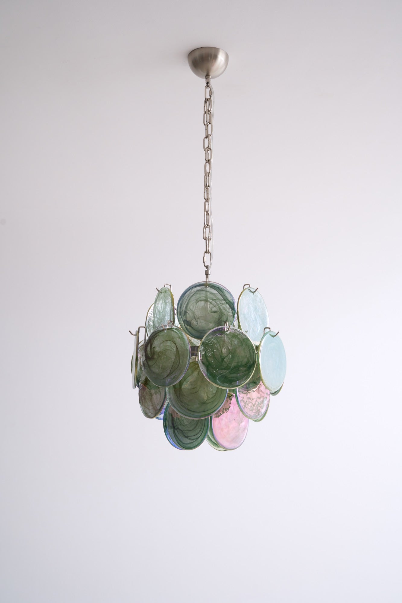 Lunaria Disc Murano Chandelier - YIOSI