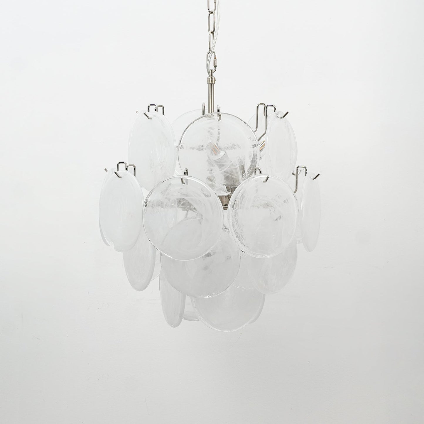 Lunaria Disc Murano Chandelier - YIOSI