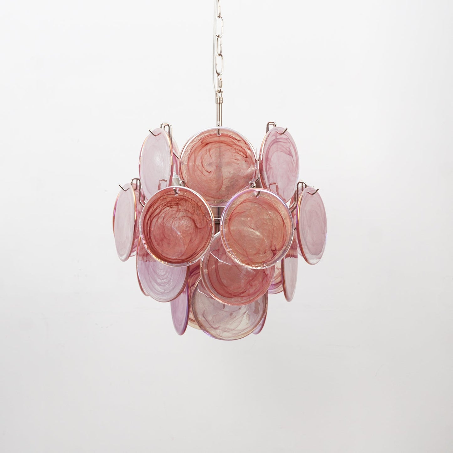 Lunaria Disc Murano Chandelier - YIOSI