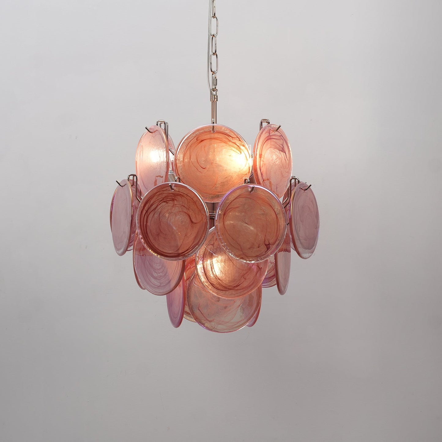 Lunaria Disc Murano Chandelier - YIOSI