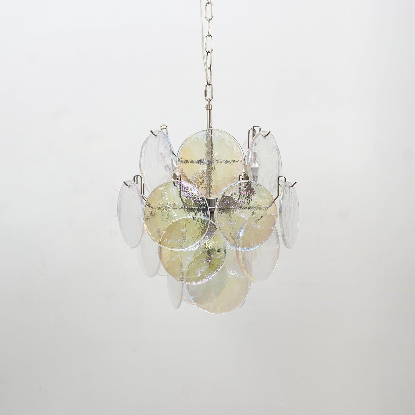 Lunaria Disc Murano Chandelier - YIOSI