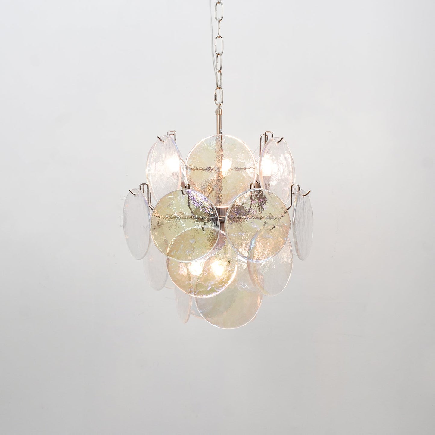 Lunaria Disc Murano Chandelier - YIOSI