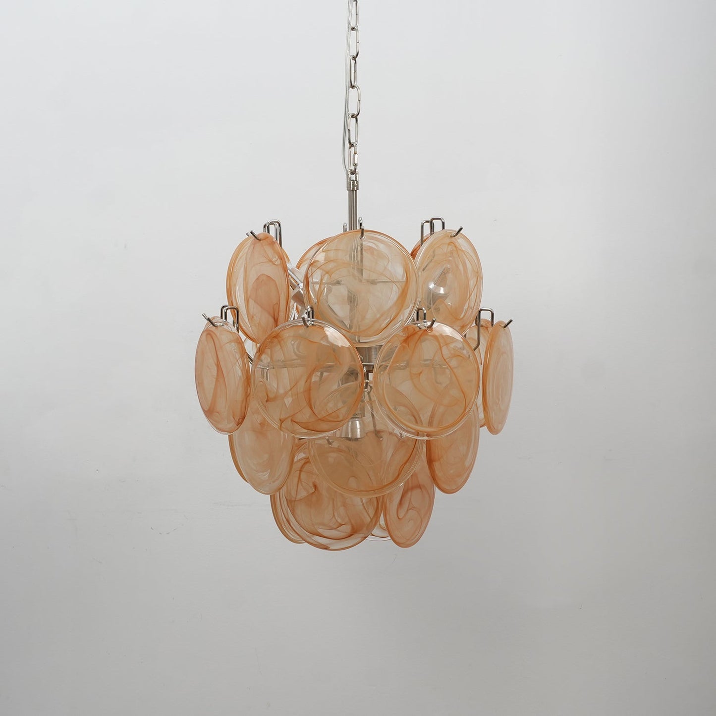 Lunaria Disc Murano Chandelier - YIOSI