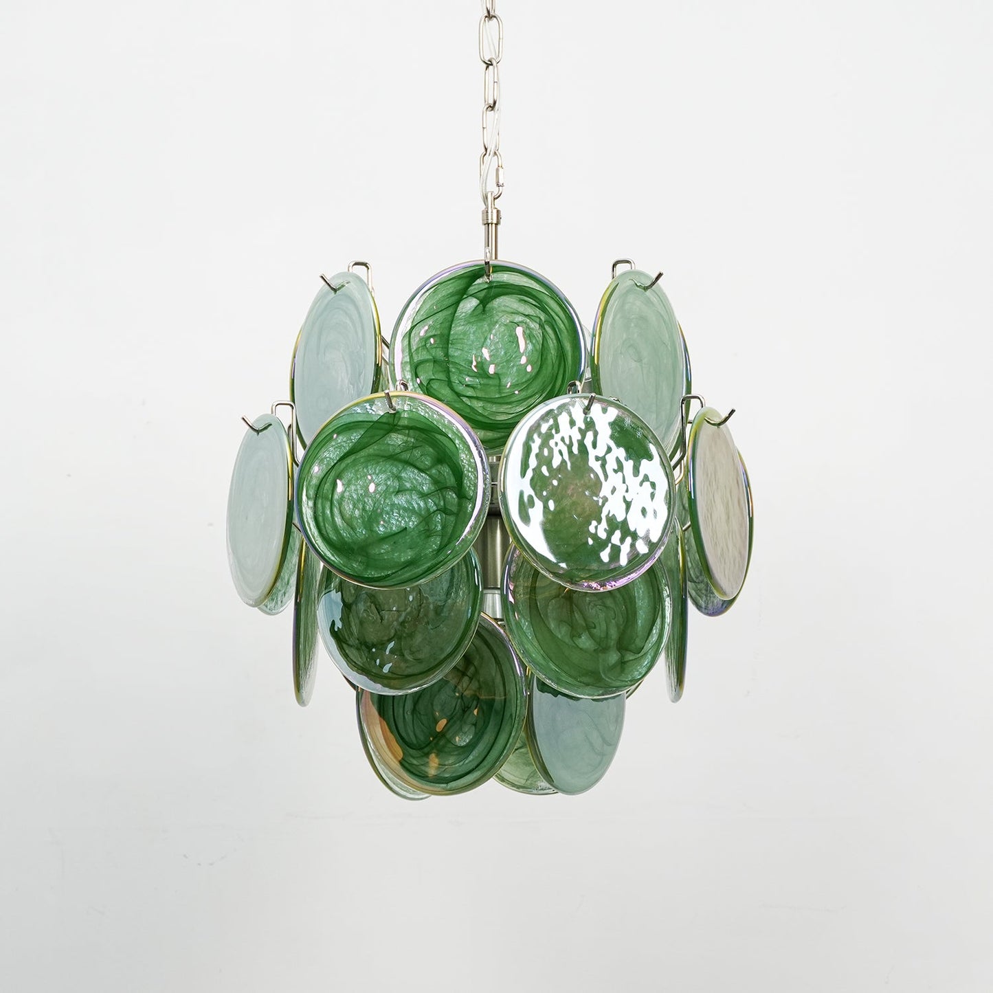 Lunaria Disc Murano Chandelier - YIOSI