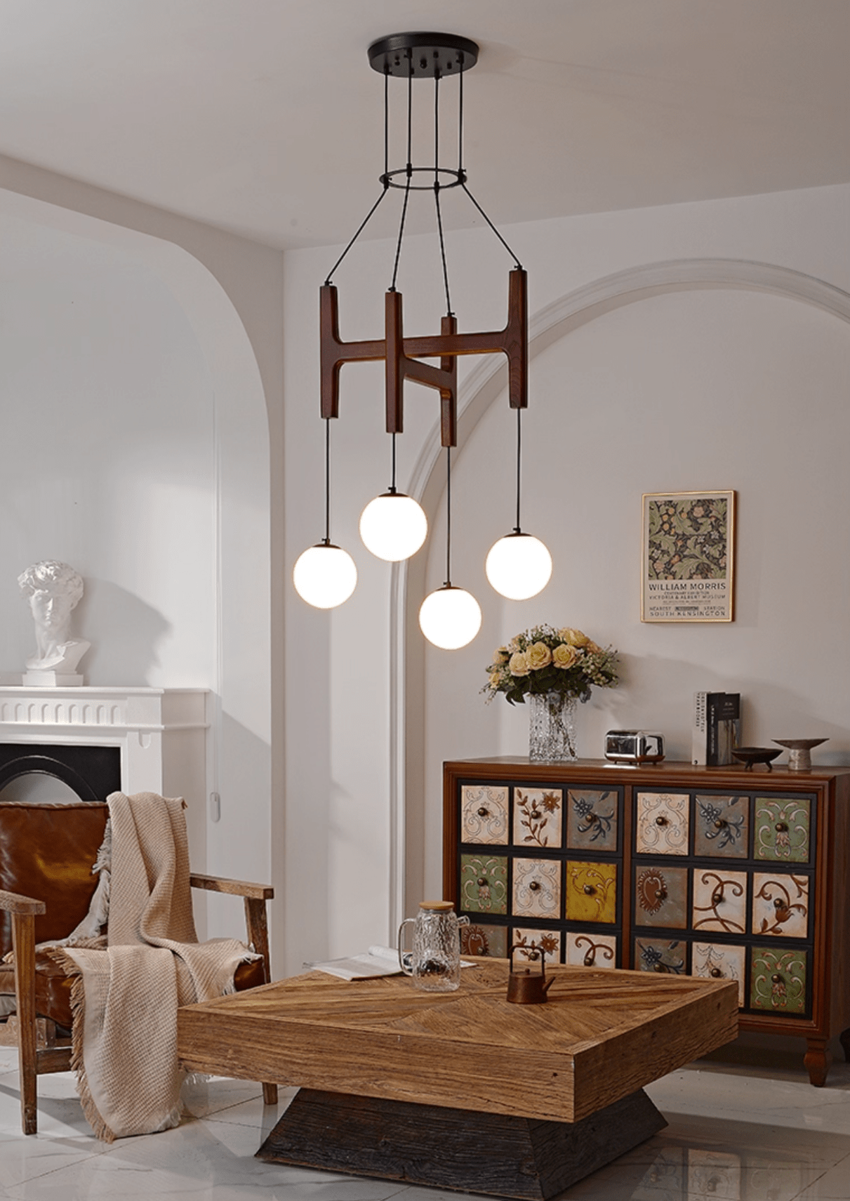 Lunna Orb Chandelier - YIOSI