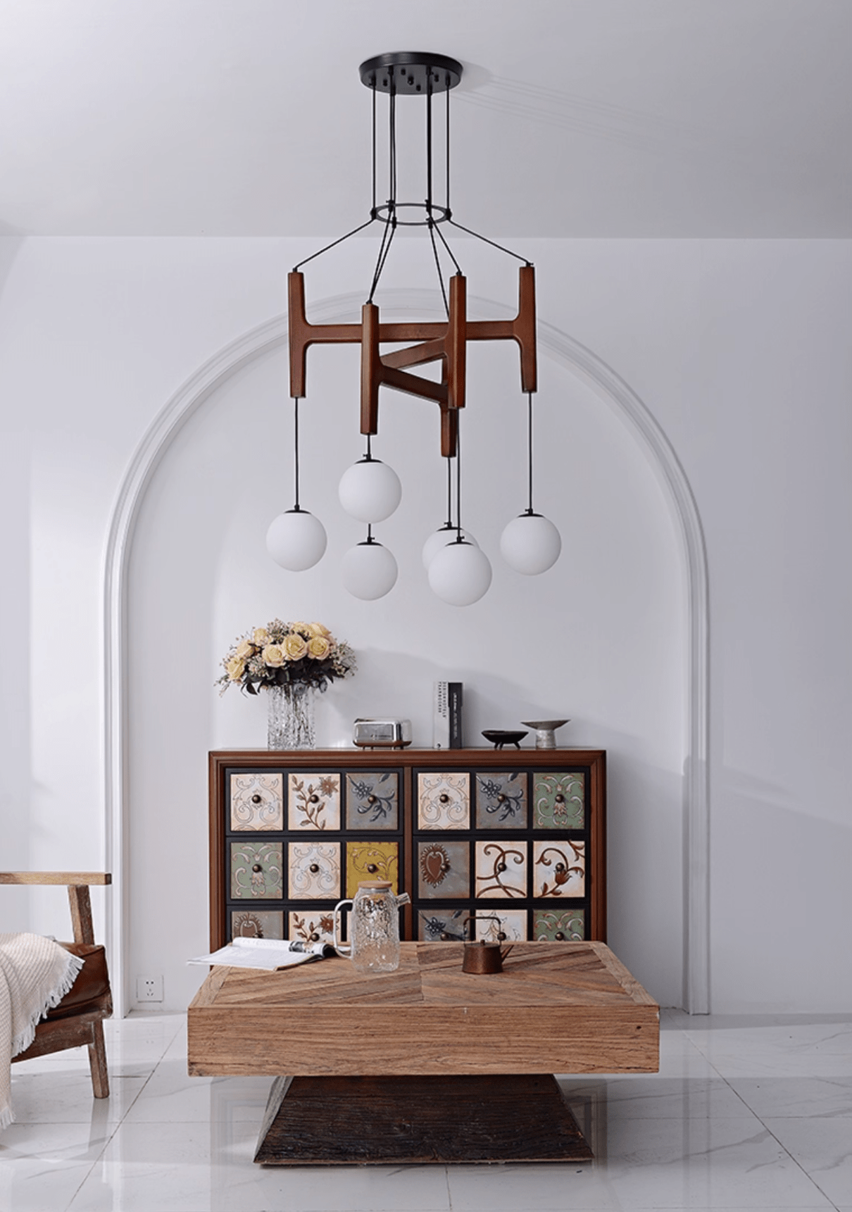 Lunna Orb Chandelier - YIOSI