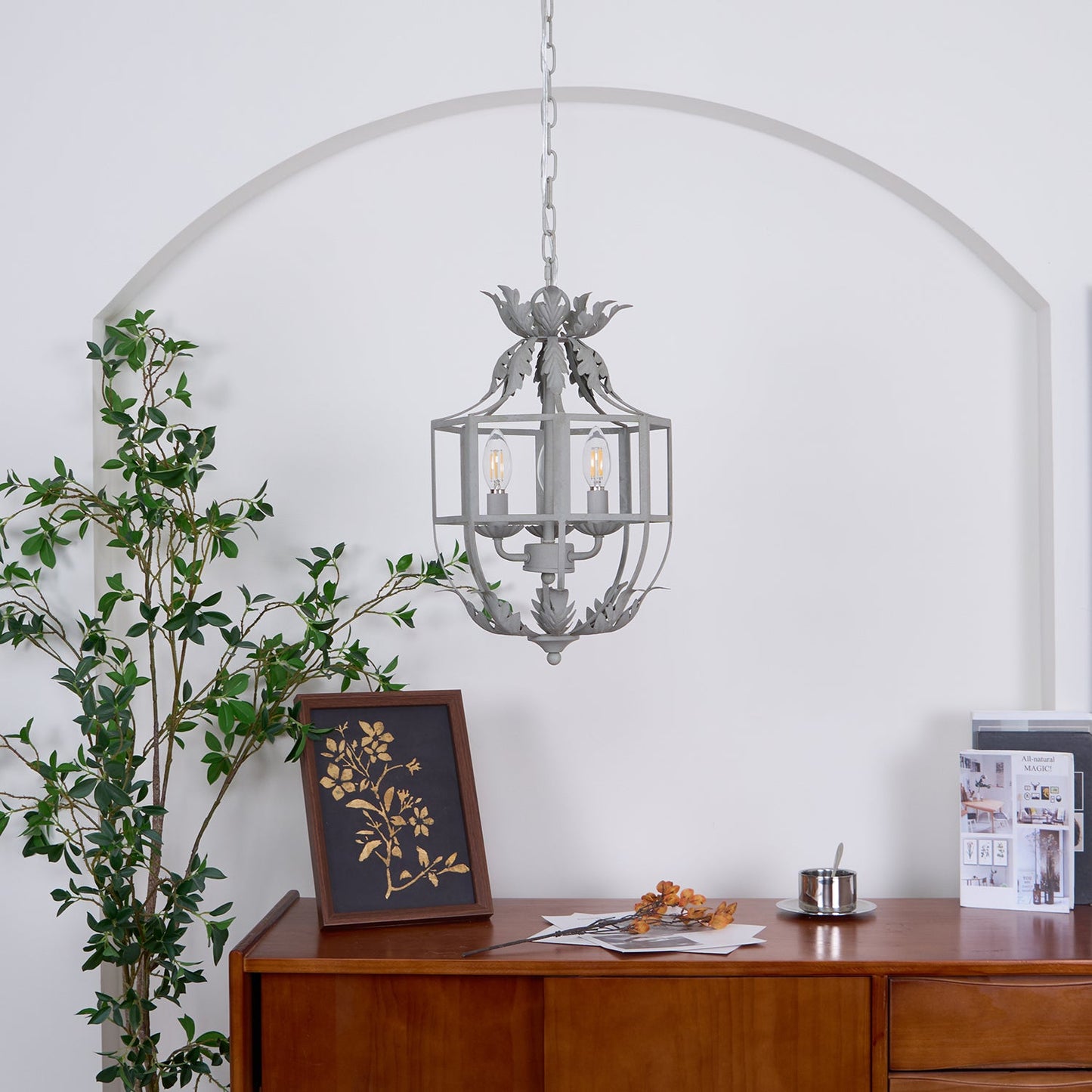 Lustre Retro Cage Chandelier - YIOSI