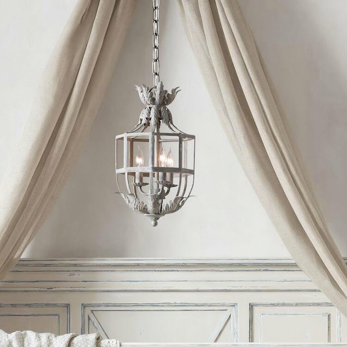 Lustre Retro Cage Chandelier - YIOSI