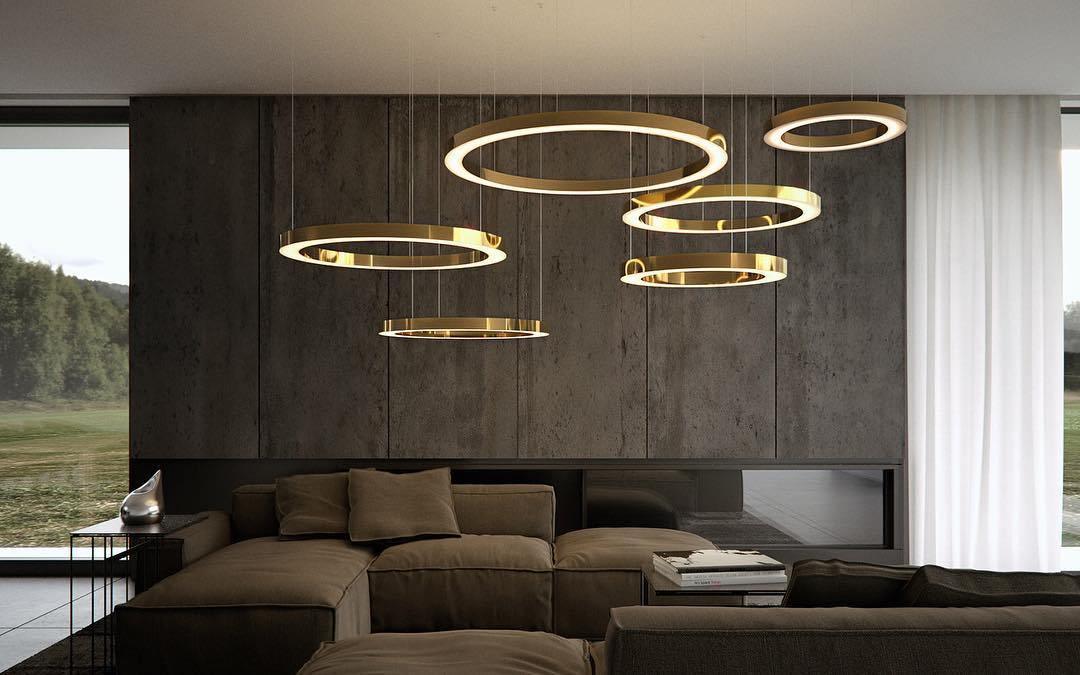 Ring LED Pendant Light - YIOSI