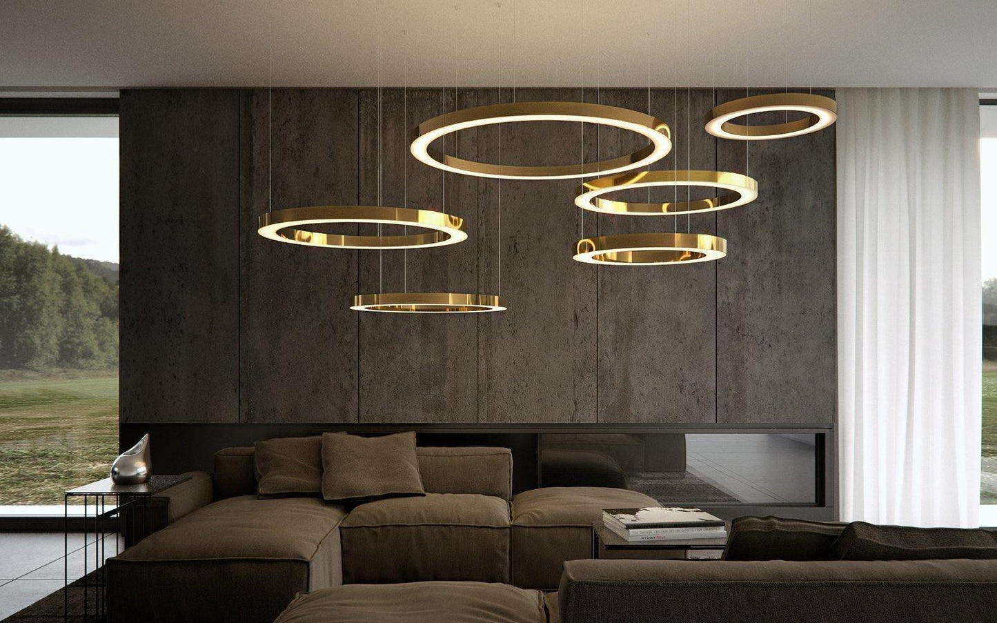 Ring LED Pendant Light - YIOSI