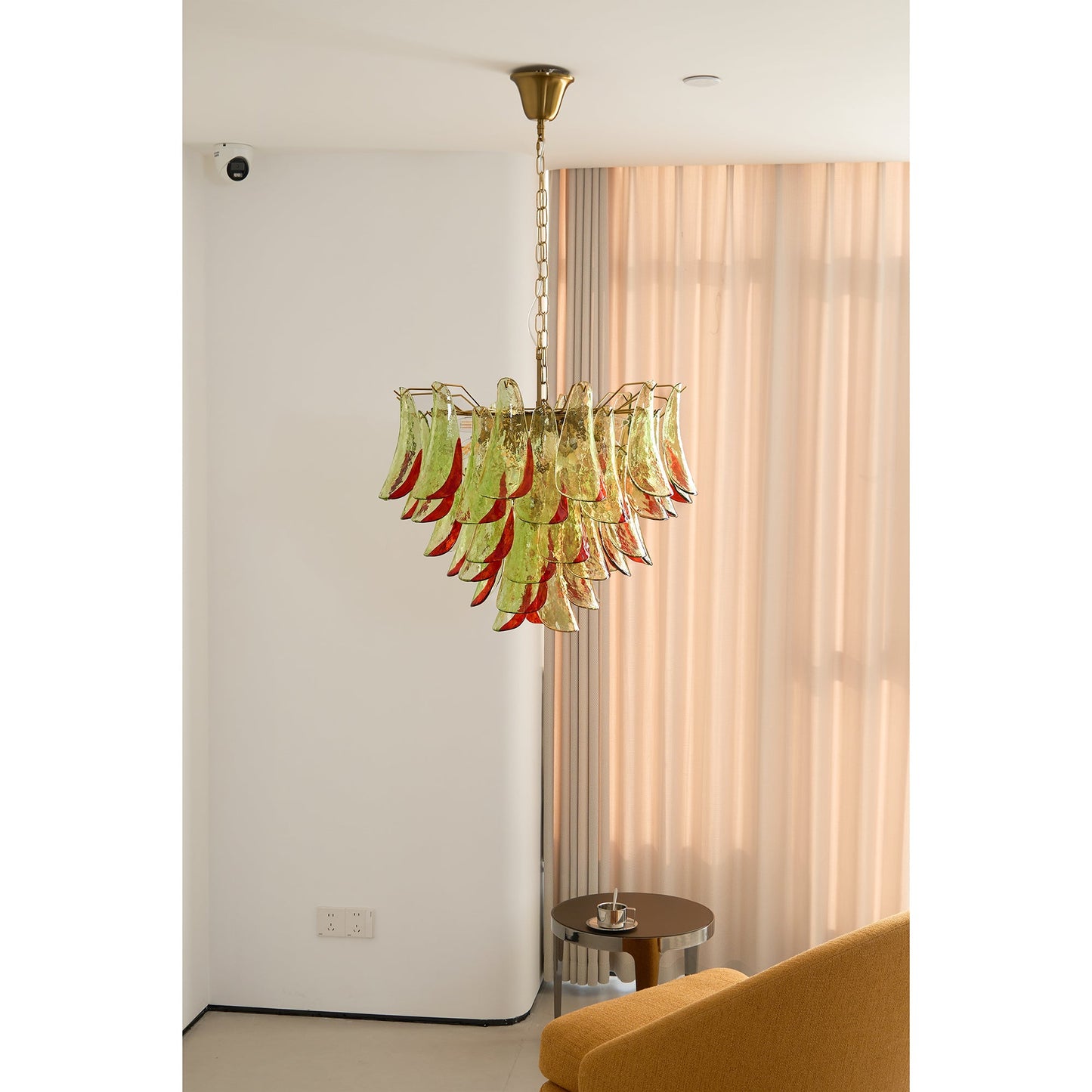 Emerald Flame Murano Glass Chandelier - YIOSI