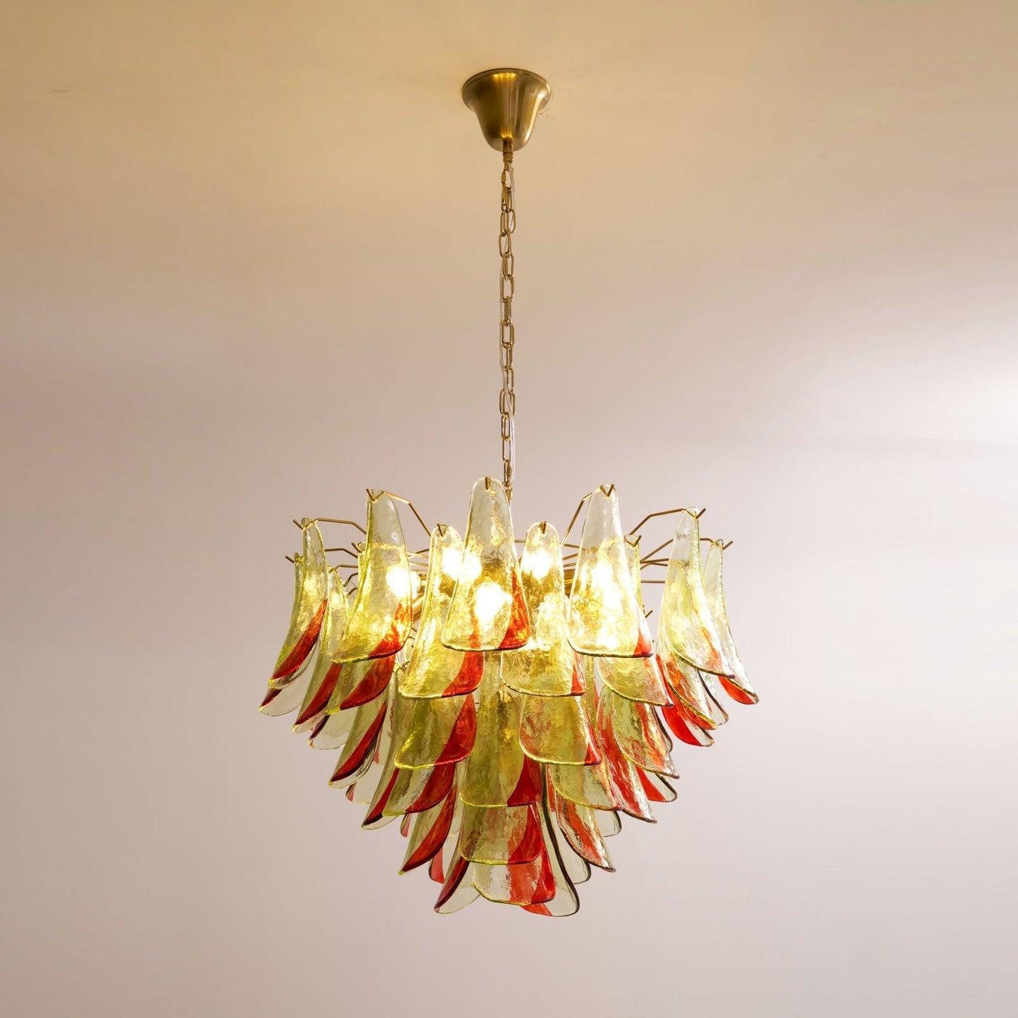 Emerald Flame Murano Glass Chandelier - YIOSI