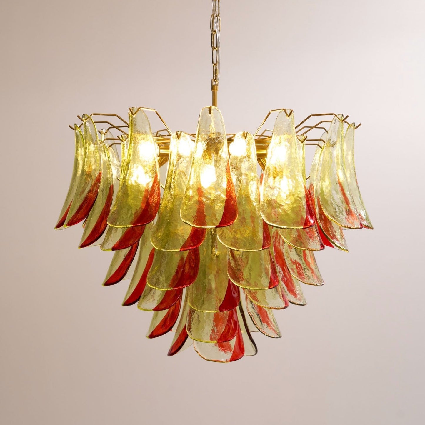 Emerald Flame Murano Glass Chandelier - YIOSI