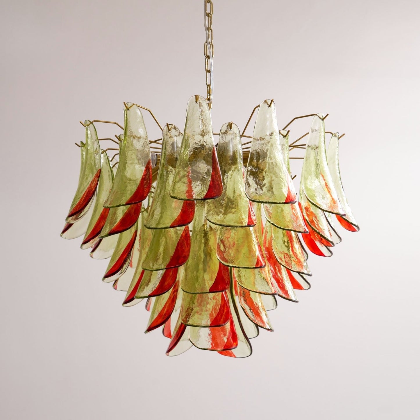 Emerald Flame Murano Glass Chandelier - YIOSI