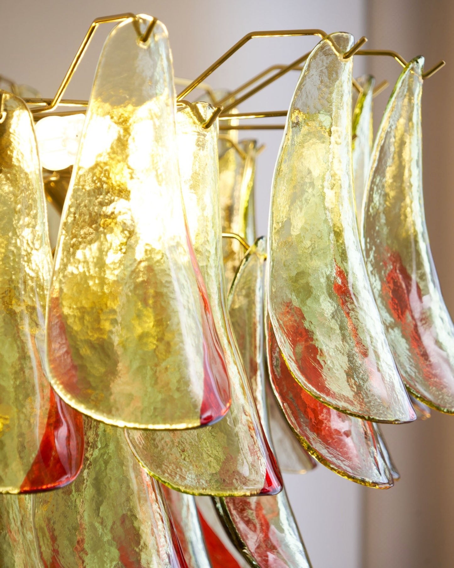 Emerald Flame Murano Glass Chandelier - YIOSI