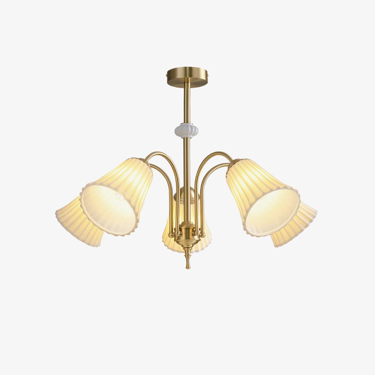 Medieval Ceramic Trumpet Chandelier - YIOSI