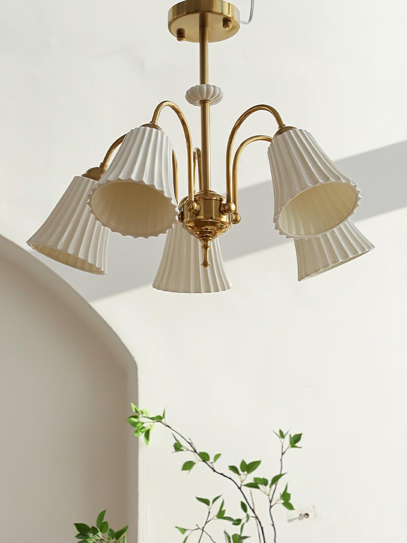 Medieval Ceramic Trumpet Chandelier - YIOSI