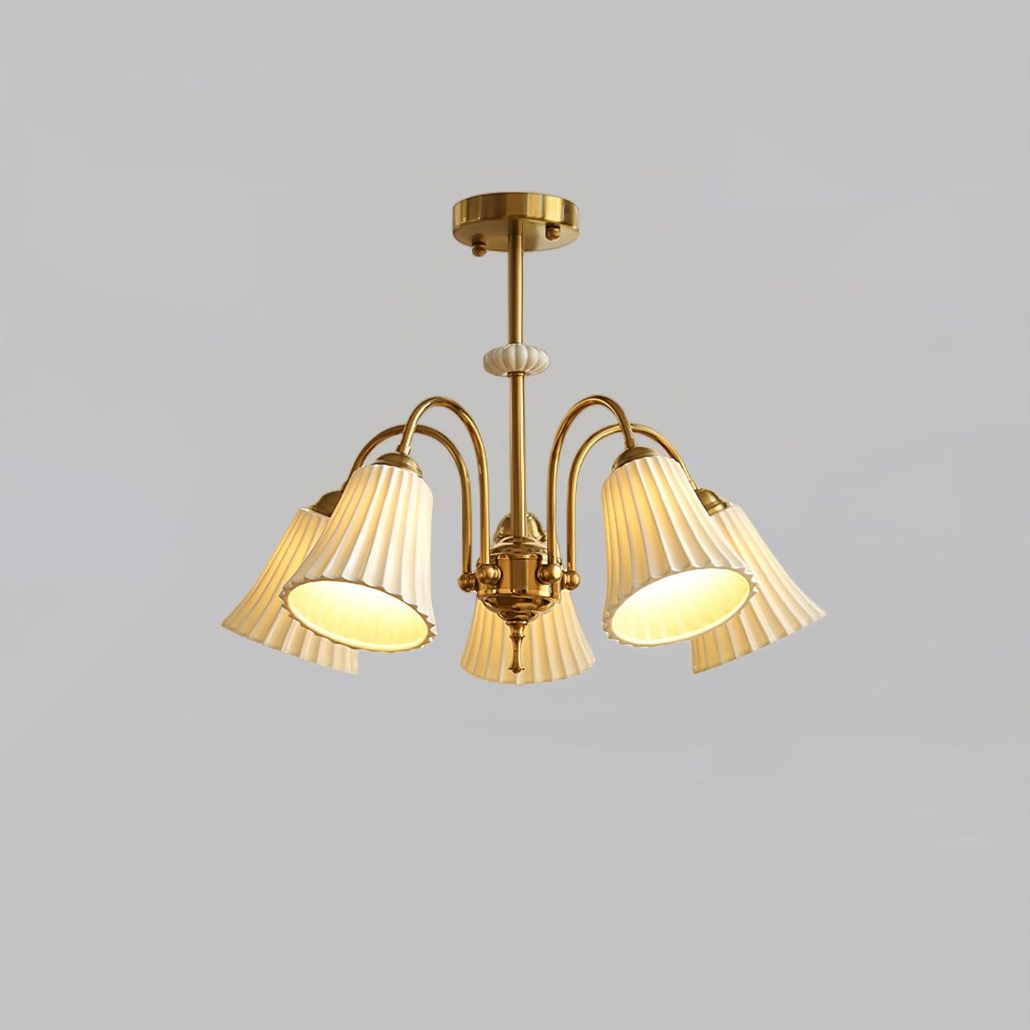 Medieval Ceramic Trumpet Chandelier - YIOSI