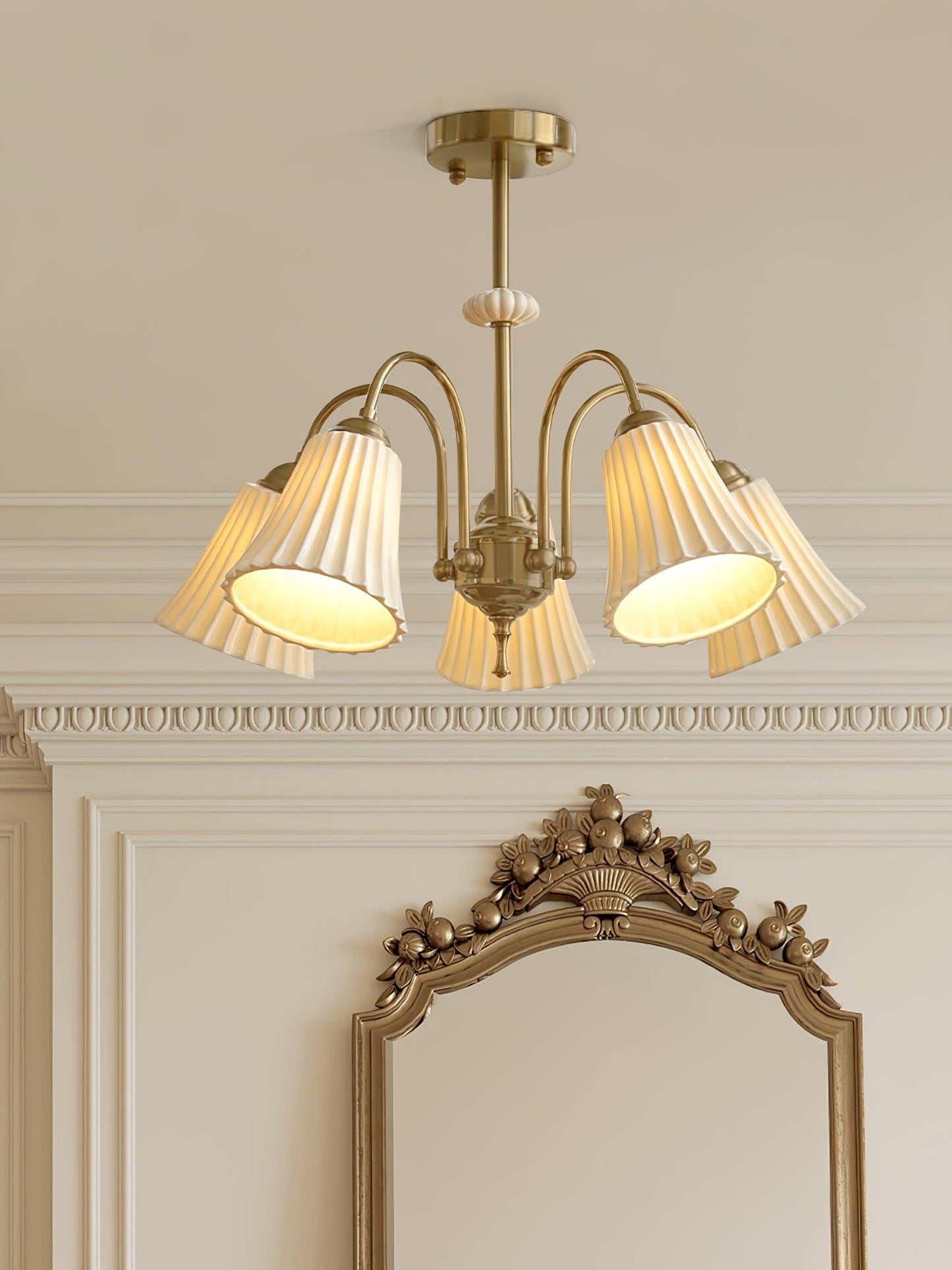 Medieval Ceramic Trumpet Chandelier - YIOSI