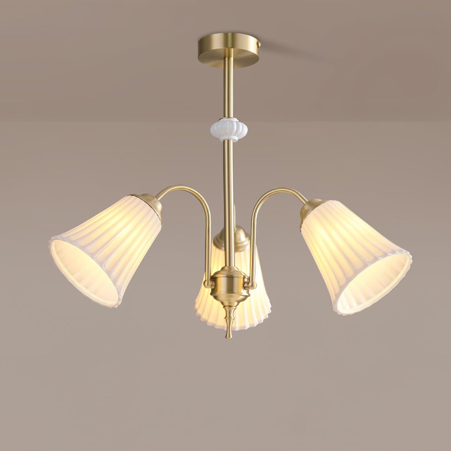 Medieval Ceramic Trumpet Chandelier - YIOSI