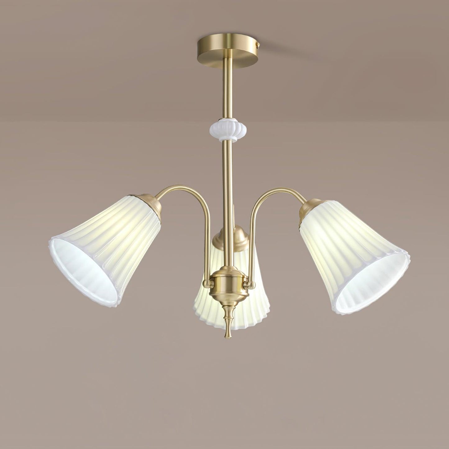 Medieval Ceramic Trumpet Chandelier - YIOSI
