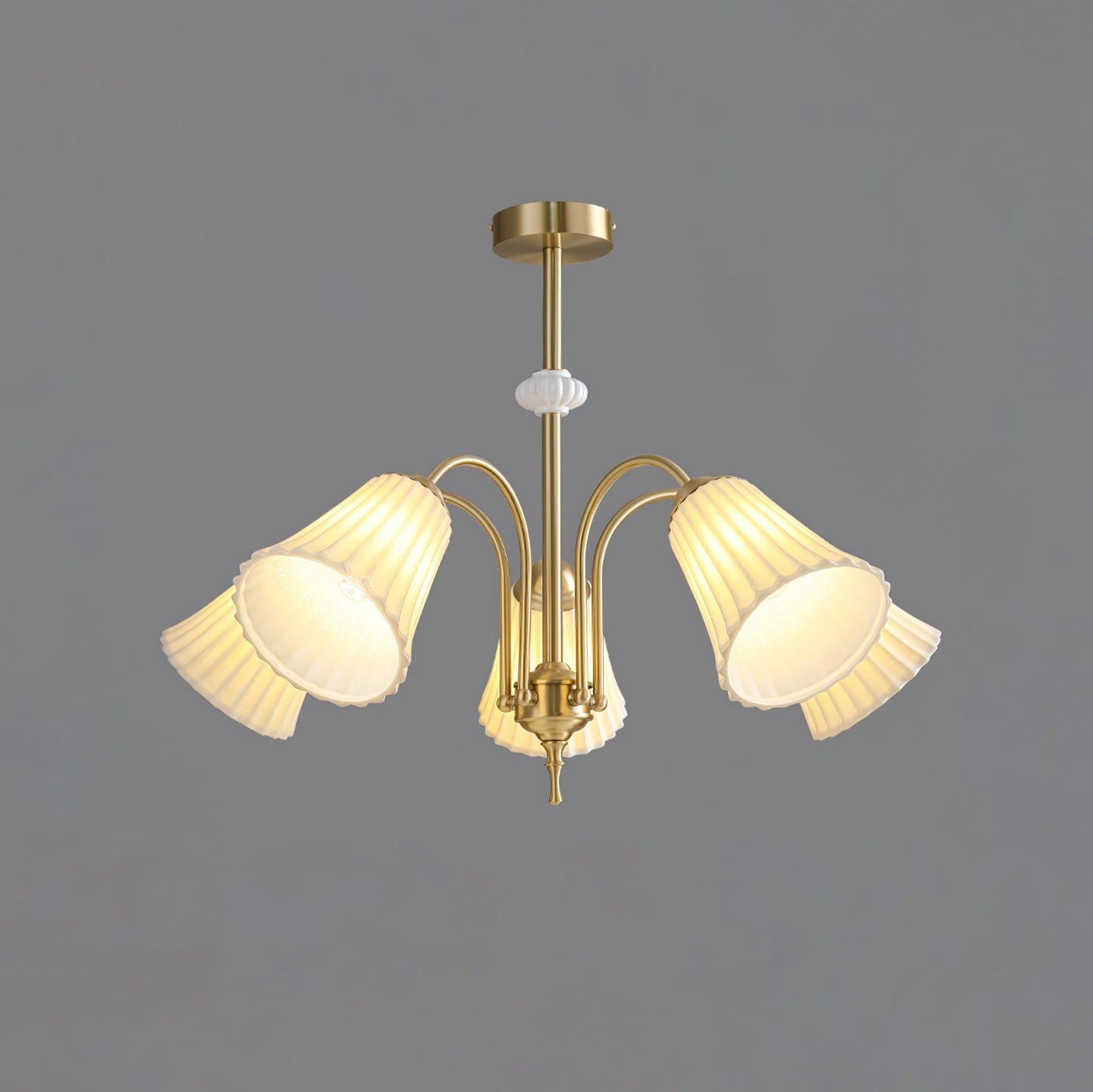 Medieval Ceramic Trumpet Chandelier - YIOSI