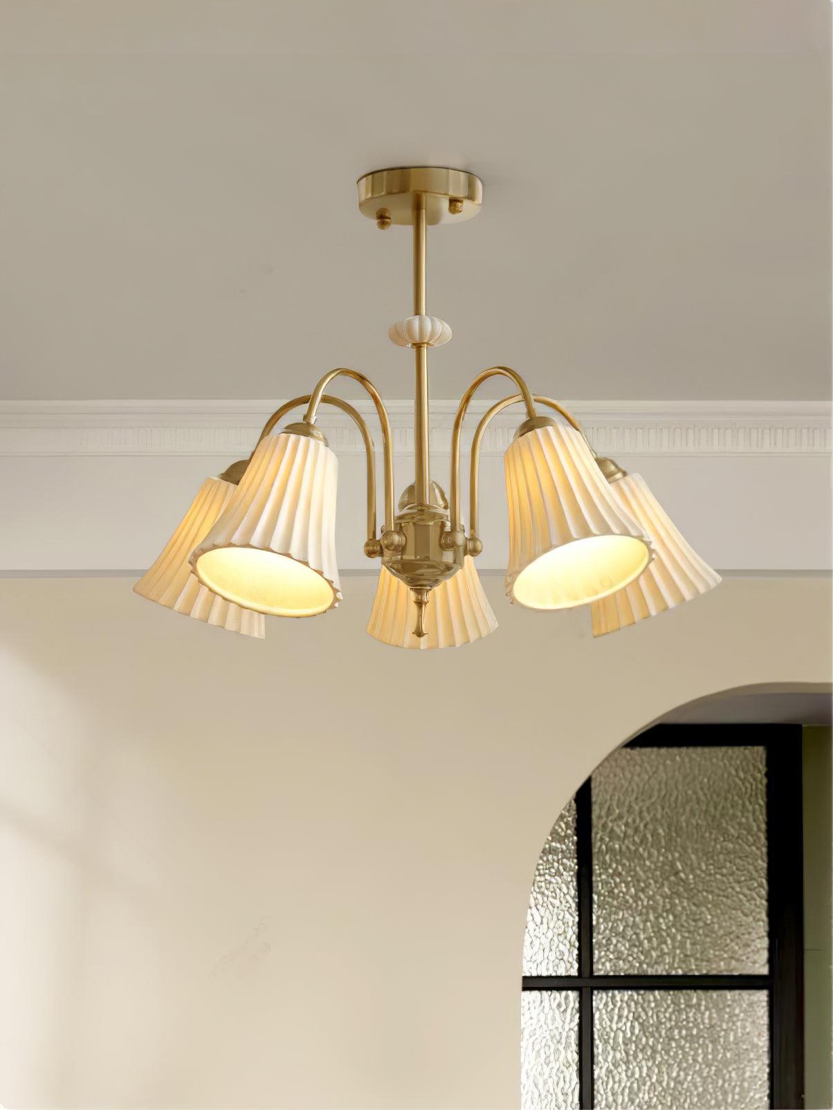Medieval Ceramic Trumpet Chandelier - YIOSI
