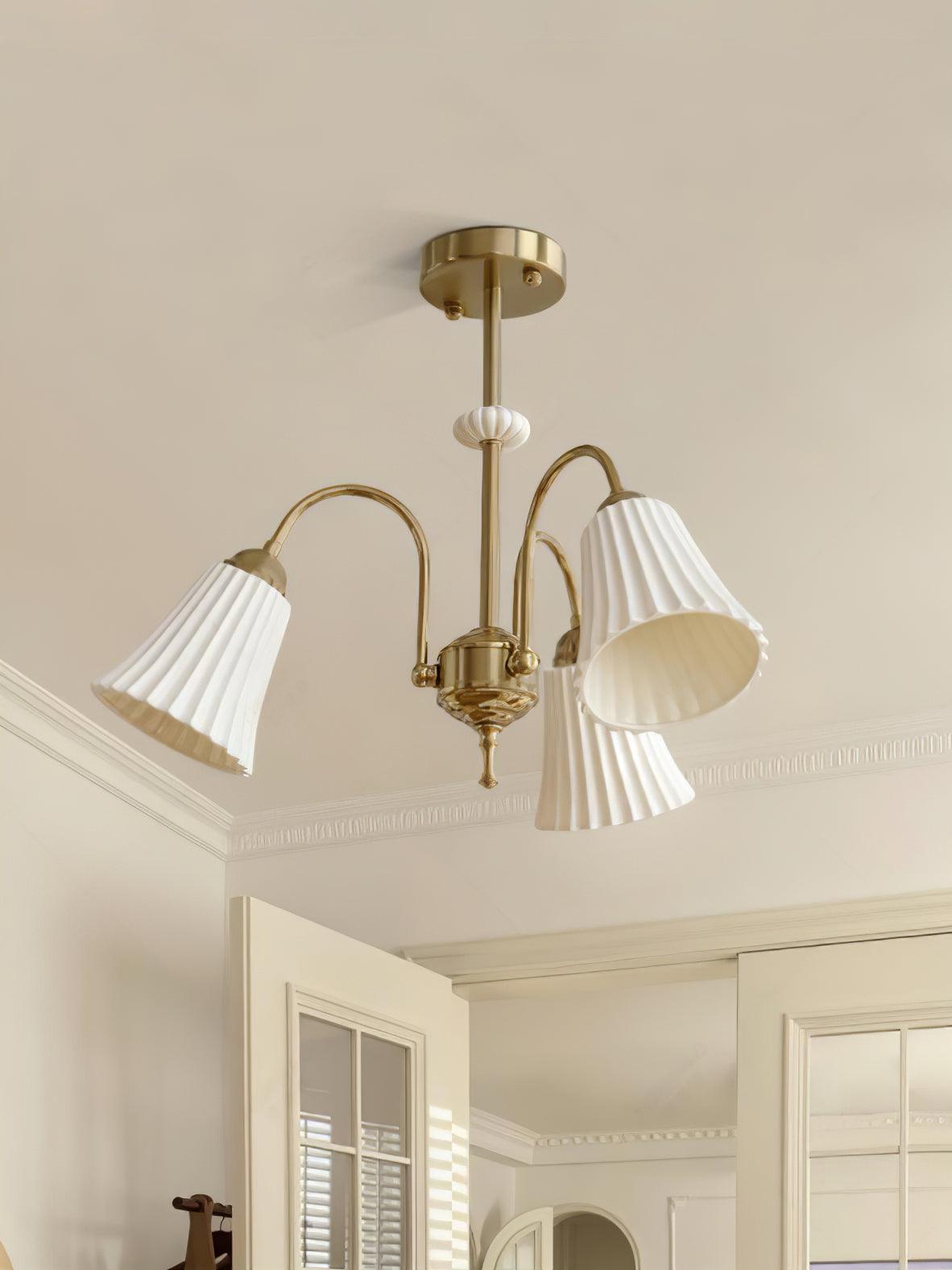 Medieval Ceramic Trumpet Chandelier - YIOSI