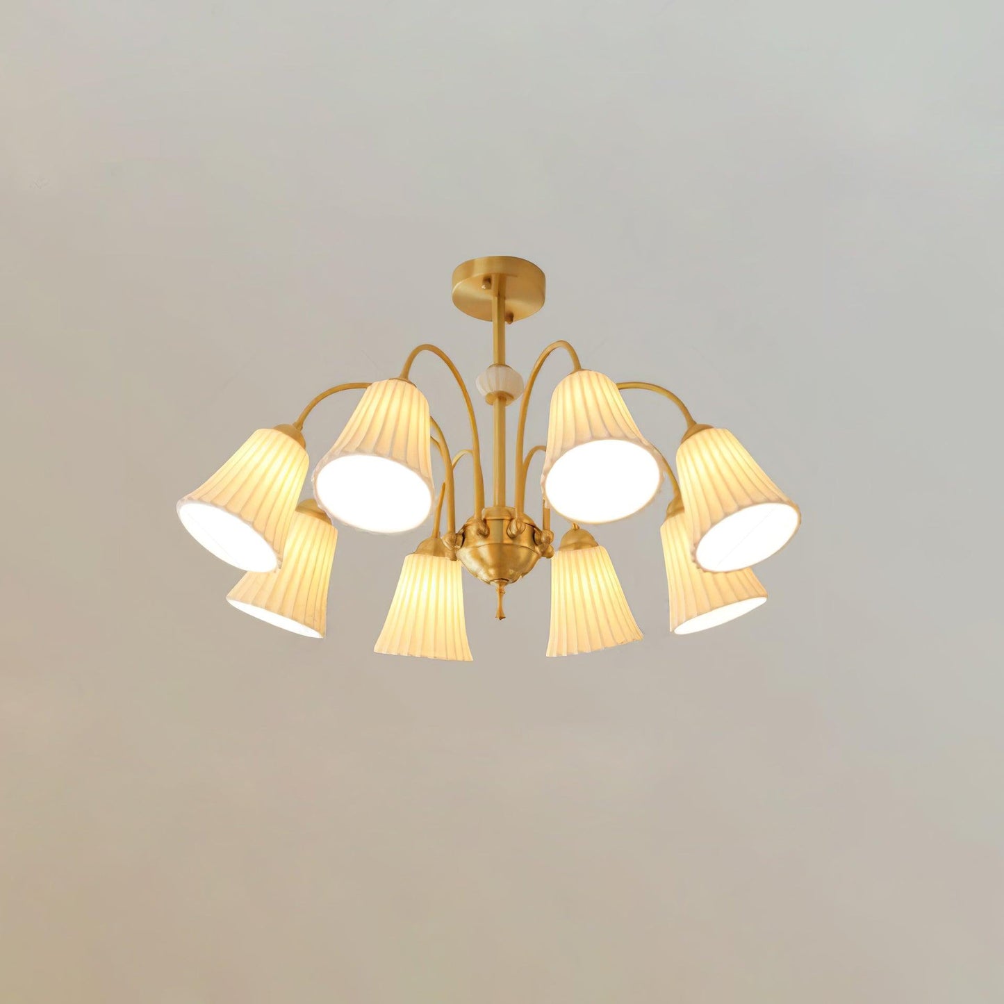 Medieval Ceramic Trumpet Chandelier - YIOSI