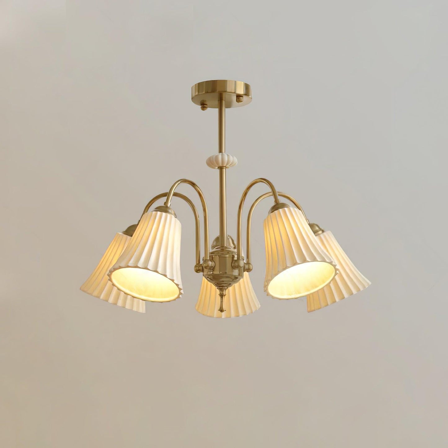 Medieval Ceramic Trumpet Chandelier - YIOSI