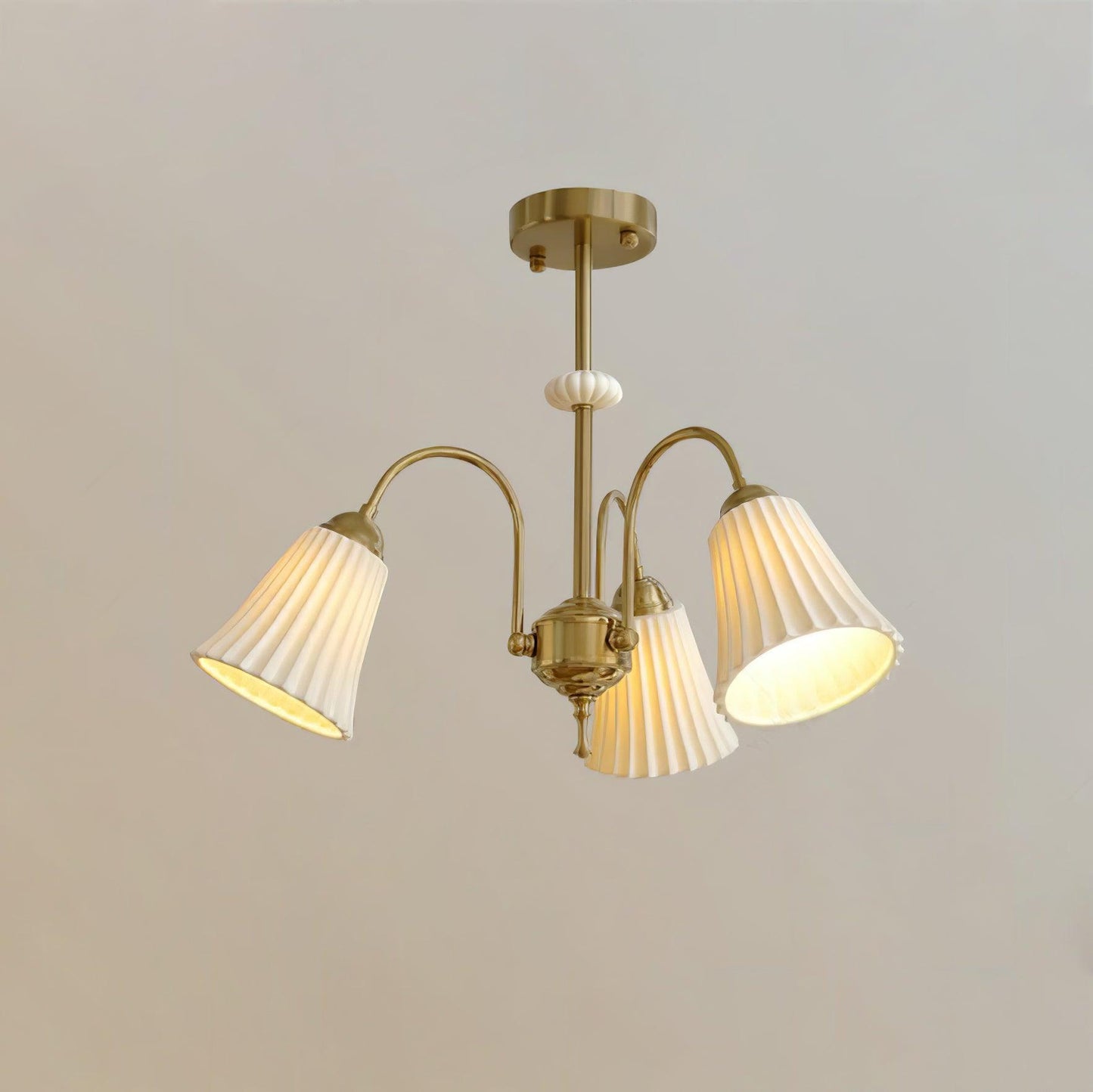 Medieval Ceramic Trumpet Chandelier - YIOSI