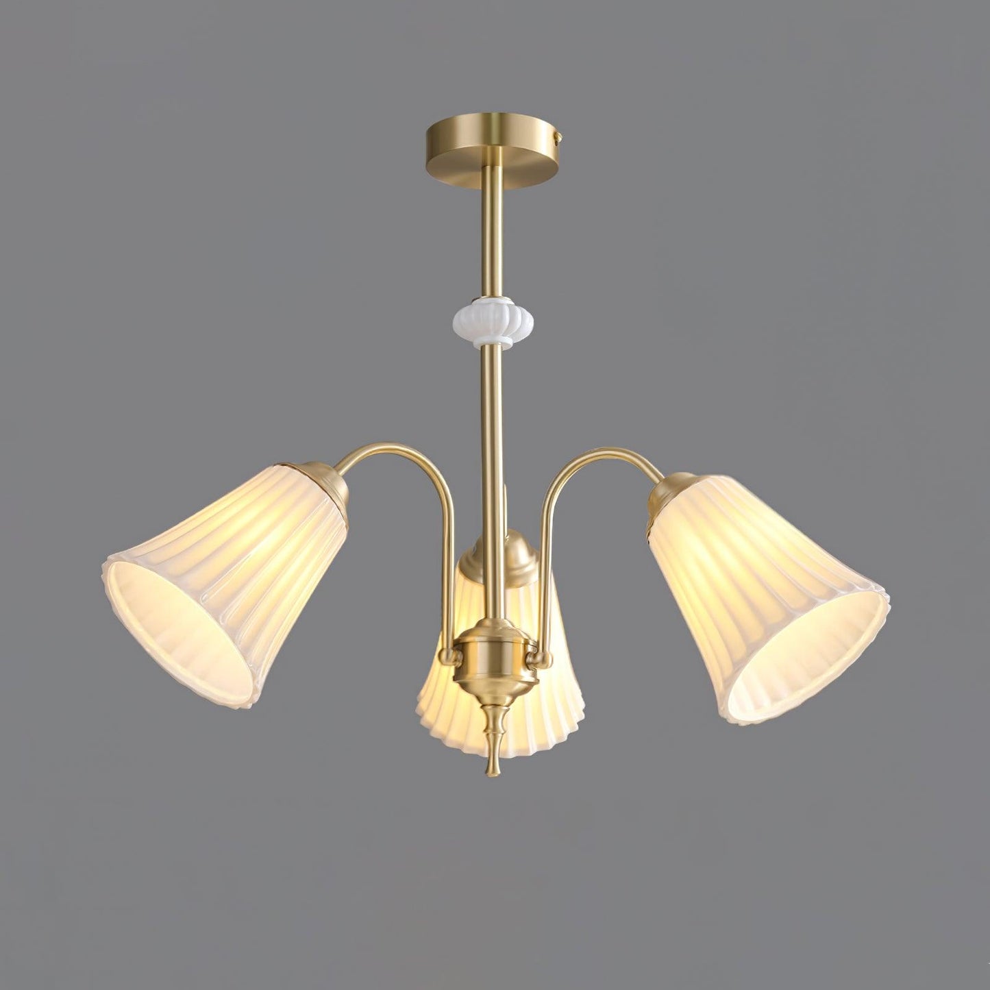 Medieval Ceramic Trumpet Chandelier - YIOSI
