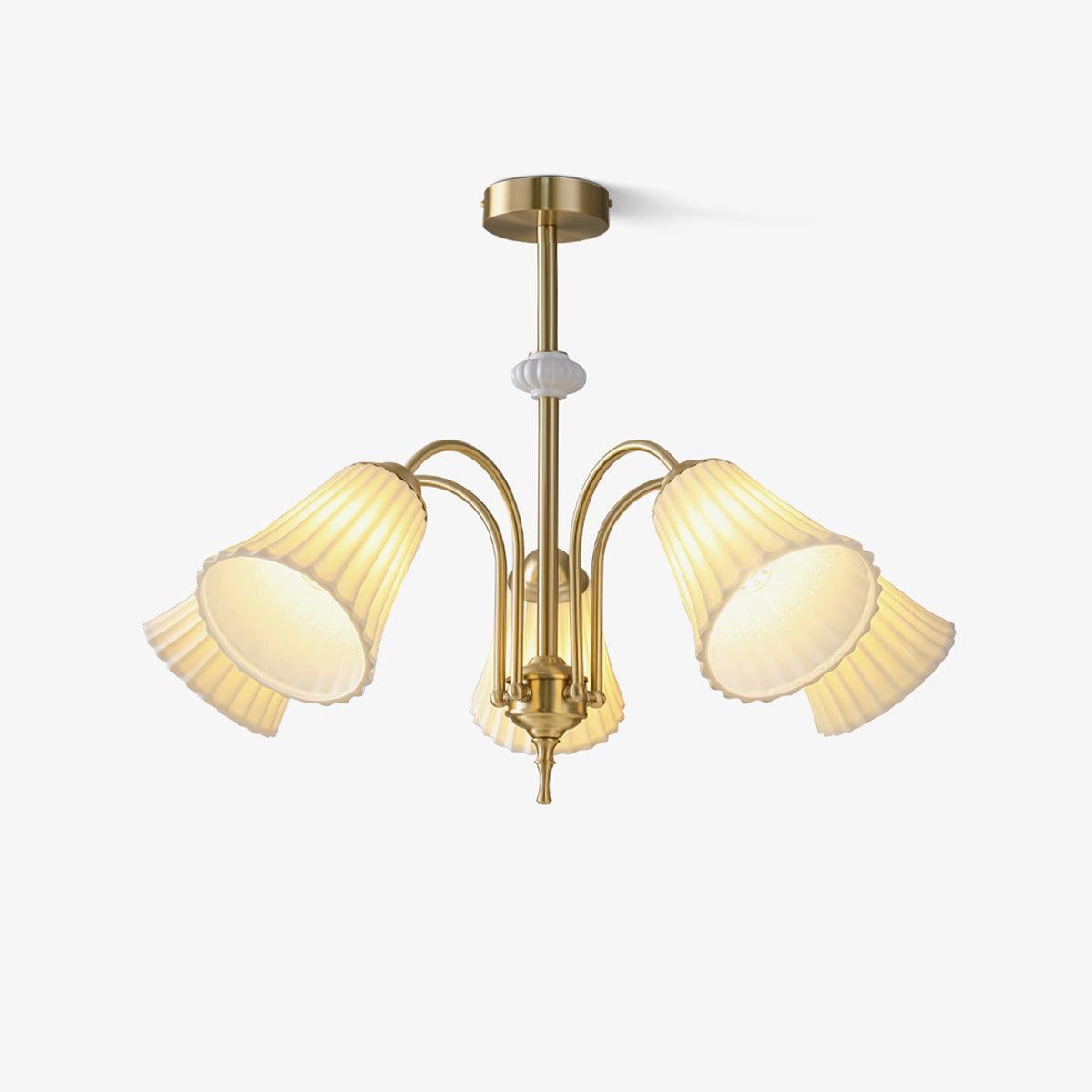 Medieval Ceramic Trumpet Chandelier - YIOSI