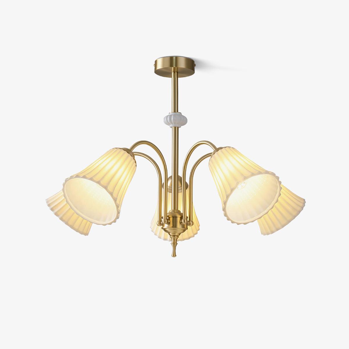Medieval Ceramic Trumpet Chandelier - YIOSI