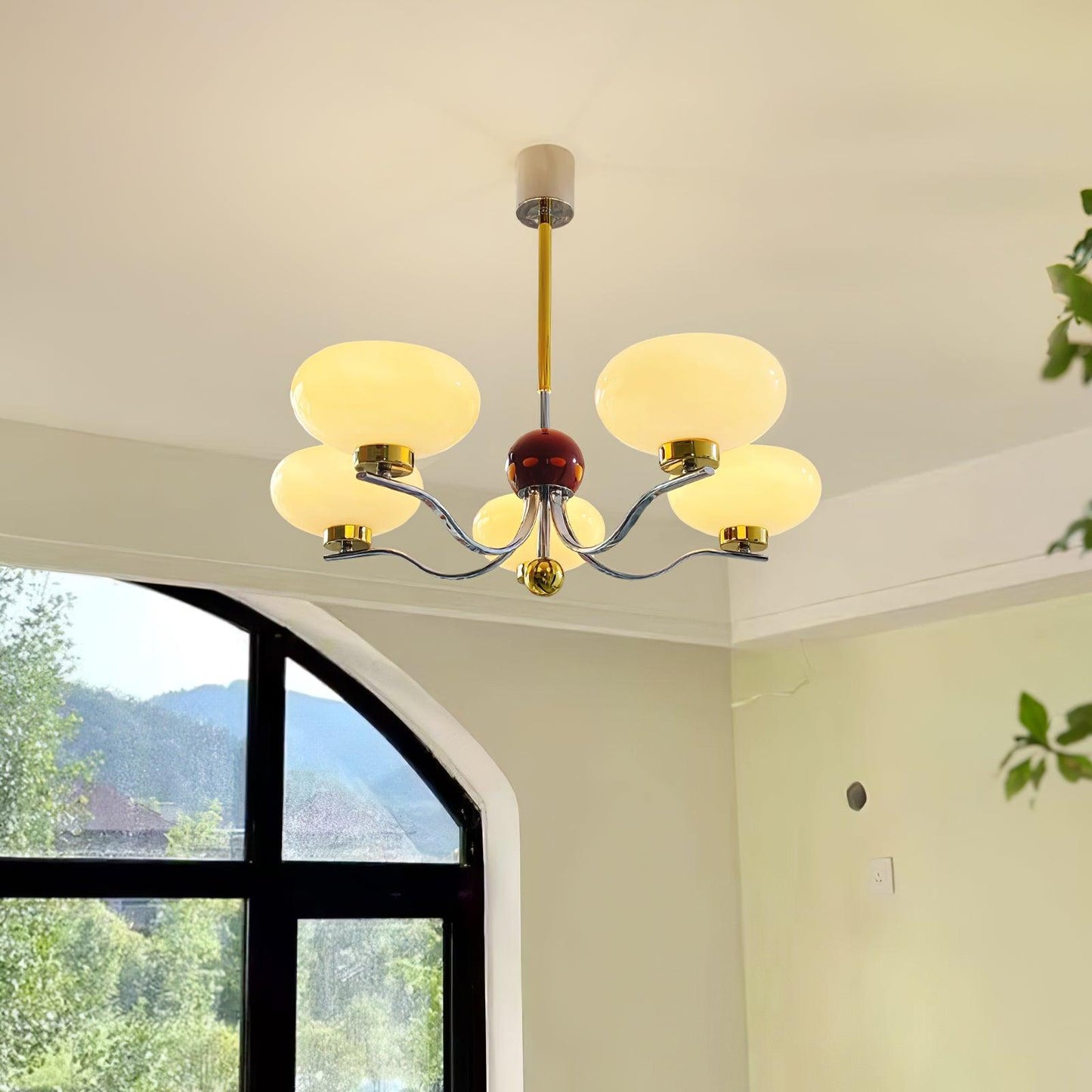Medieval Glass Bowl Chandelier - YIOSI