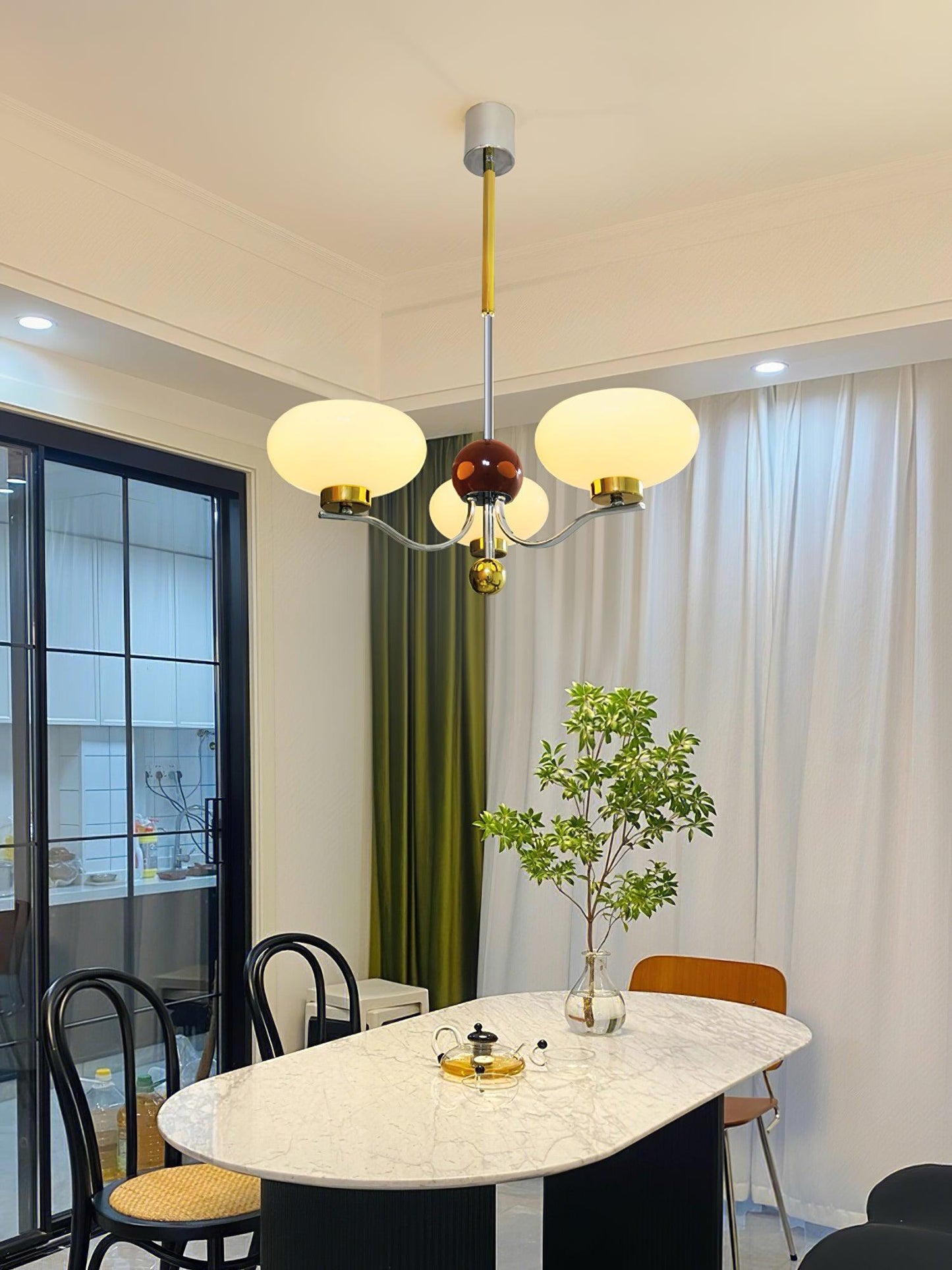 Medieval Glass Bowl Chandelier - YIOSI