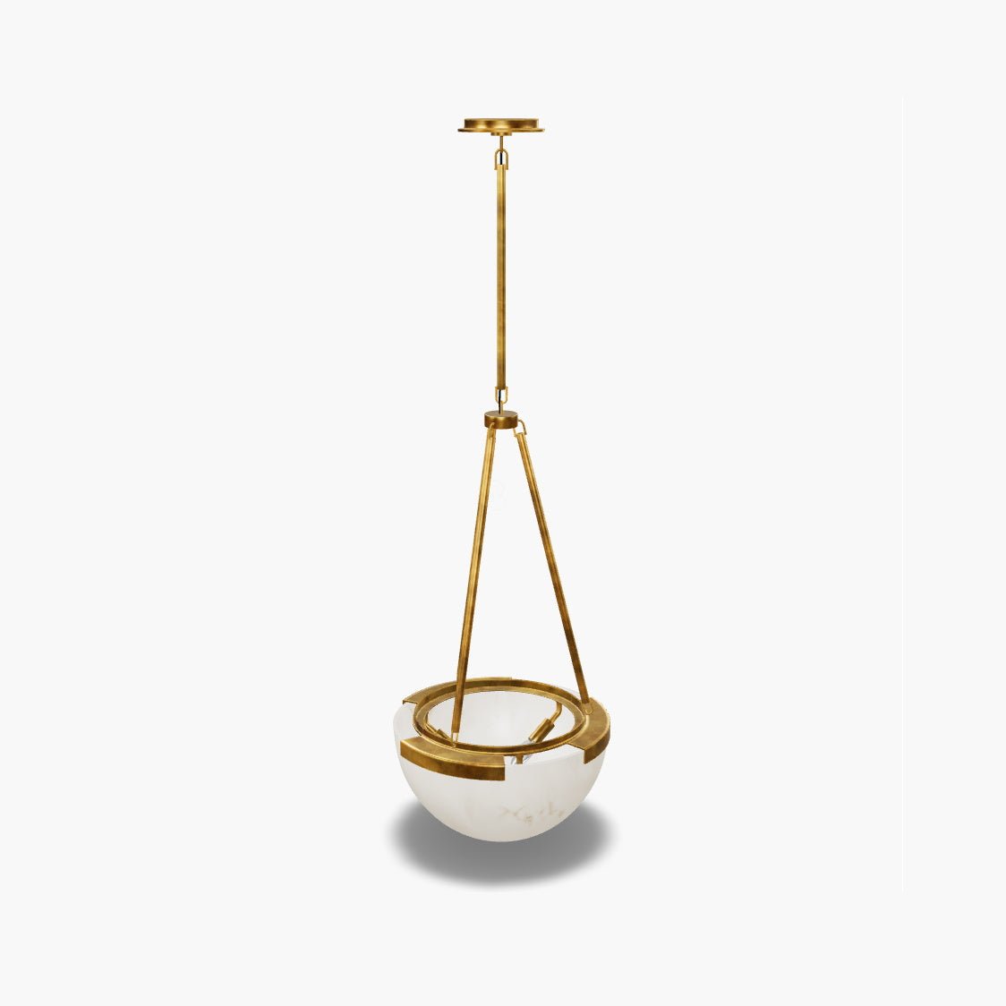 Istar Alabaster Chandelier – Handcrafted Luxury Lighting with Gold, Black & Chrome Finishes