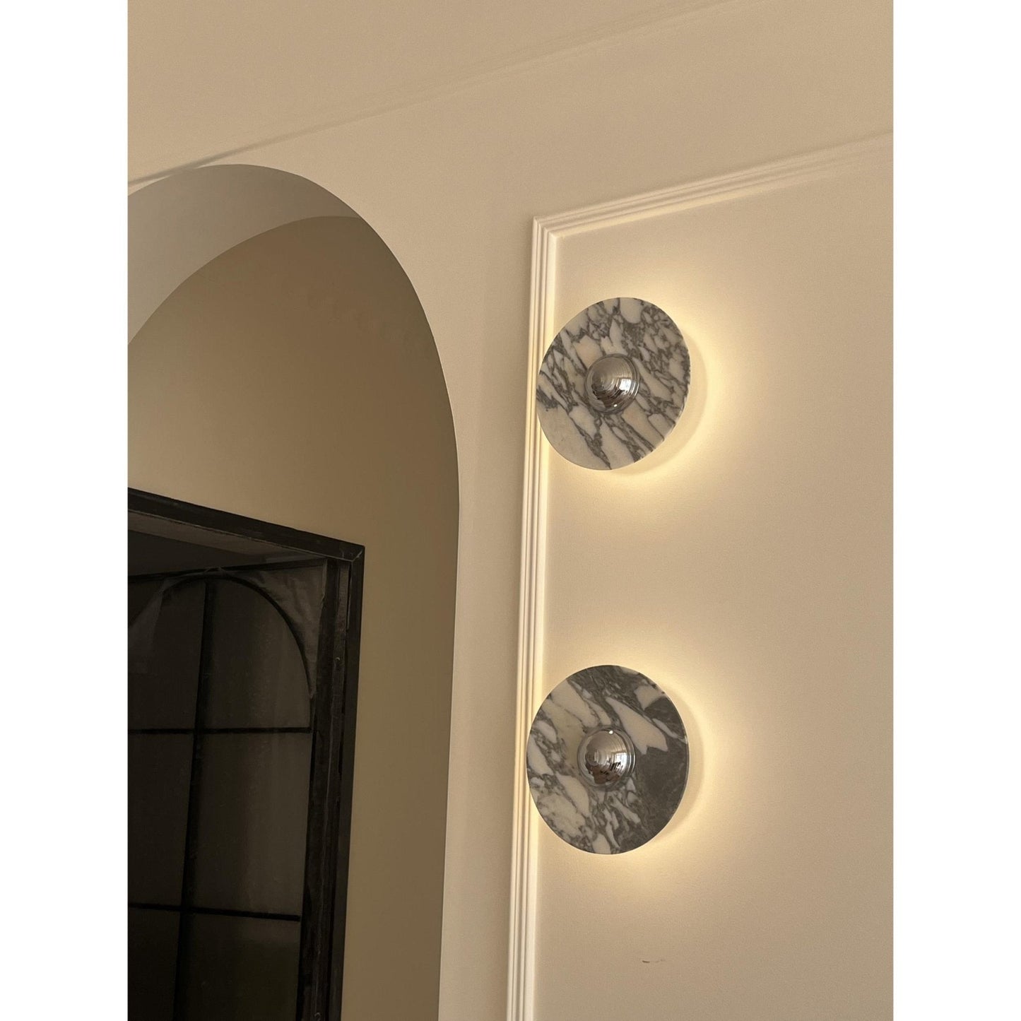 Messier Marble Rechargeable Wall Lamp - YIOSI