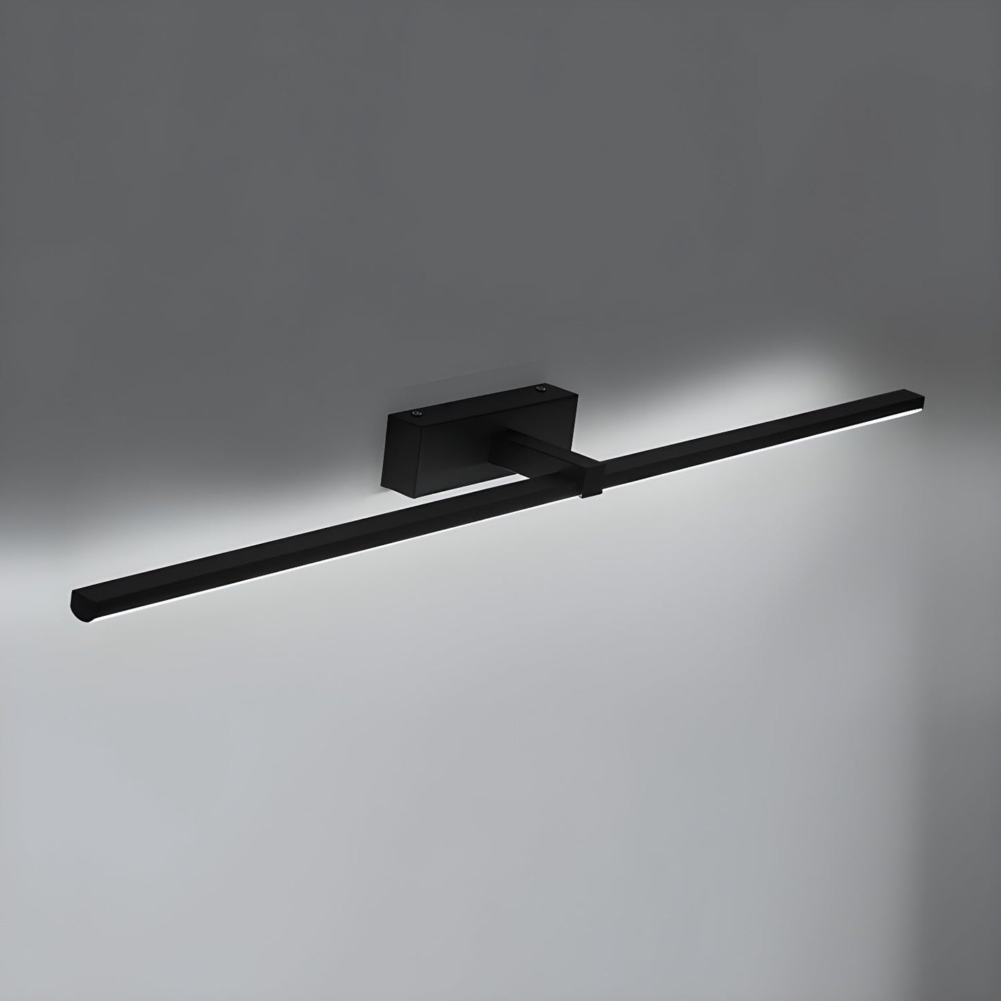Vakkerlight Metal Linear Mirror Wall Light – Sleek Black/White Finish