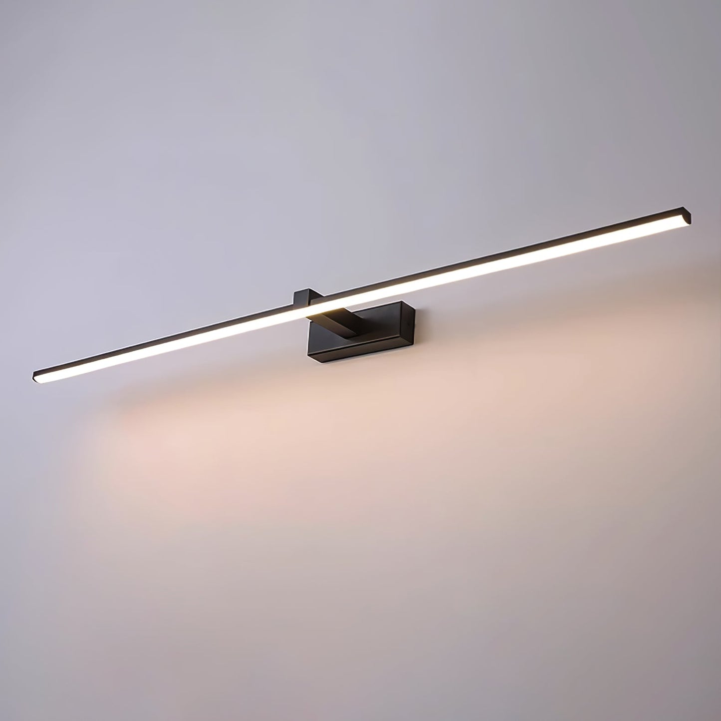 Vakkerlight Metal Linear Mirror Wall Light – Sleek Black/White Finish