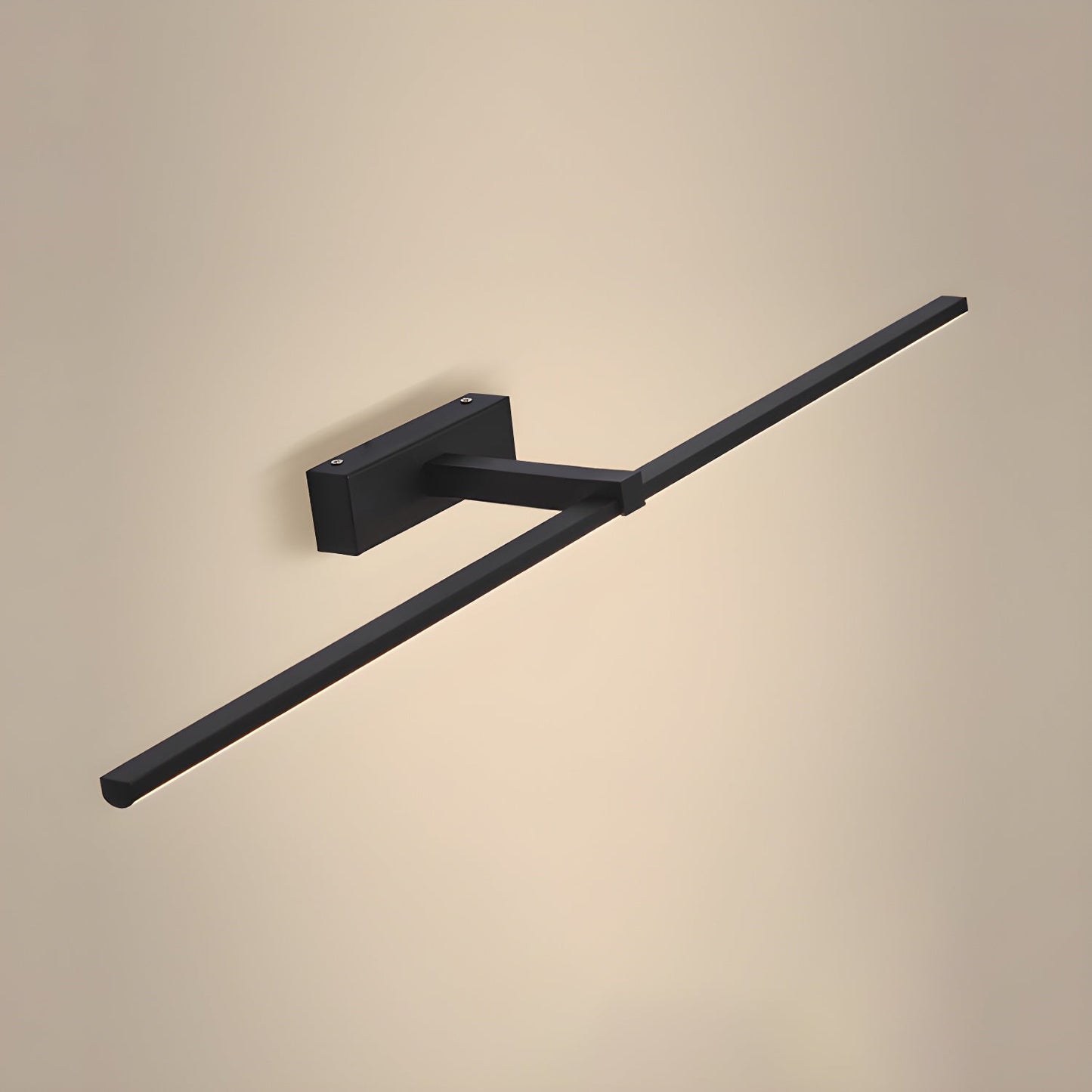 Vakkerlight Metal Linear Mirror Wall Light – Sleek Black/White Finish